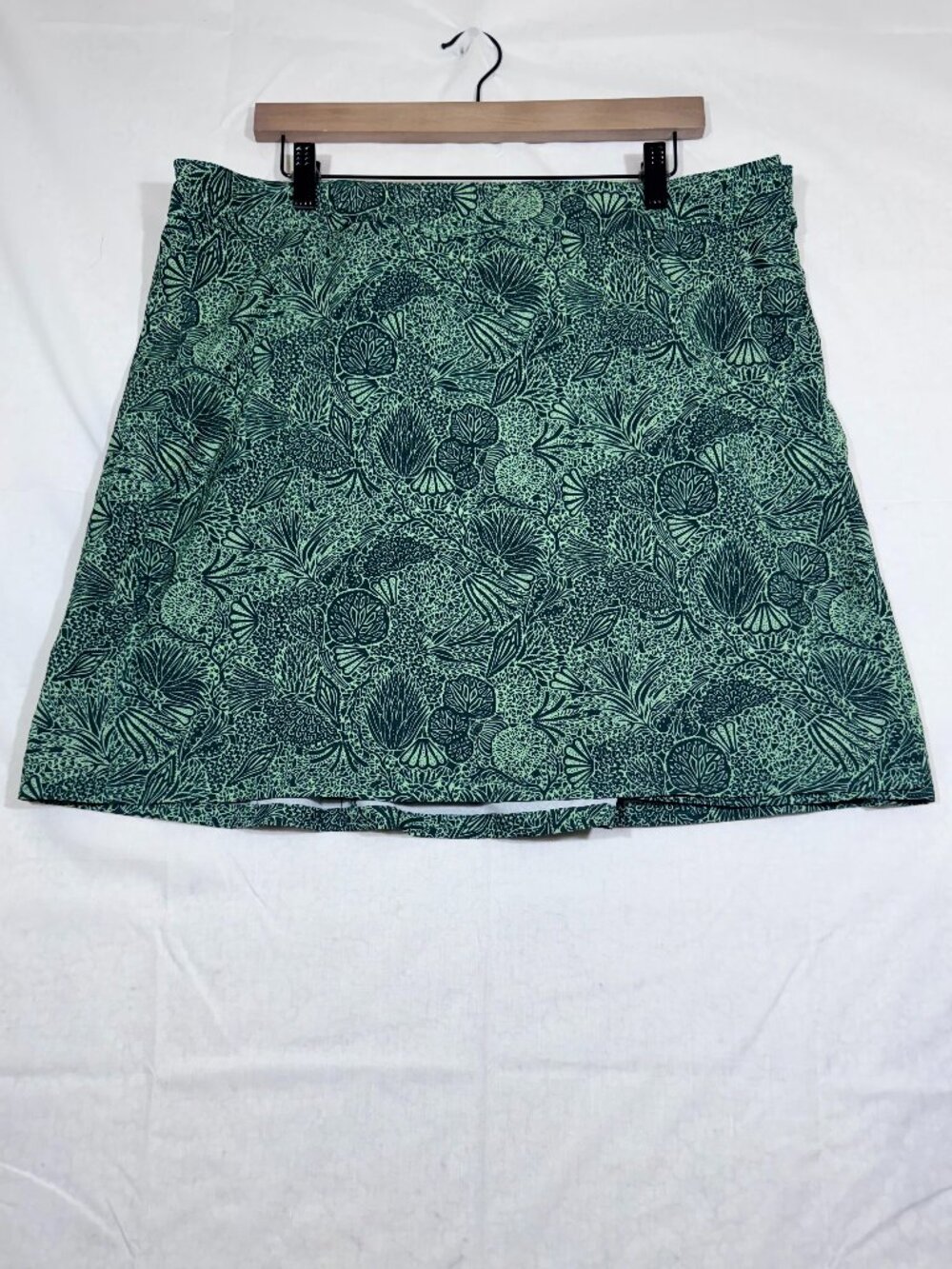 RipSkirt Hawaii Wrap Skirt Womens Size XL Green Wailea Tropical Beach Resortwear